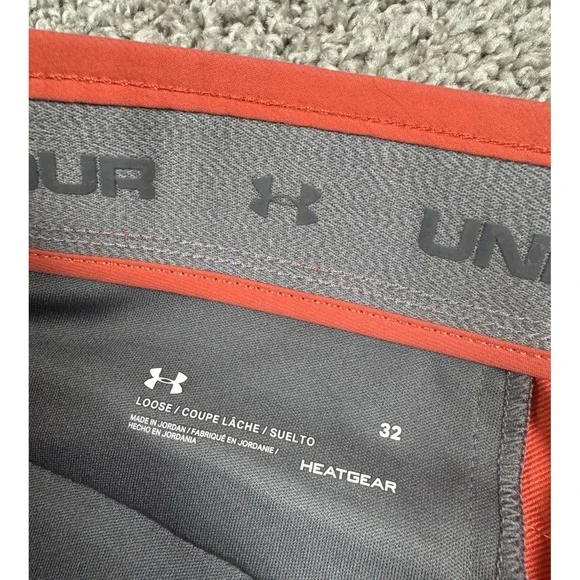 Under Armour Match Play Performance Golf Shorts Stretch‎ Coral Mens 32 Inseam 11 - Picture 5 of 8